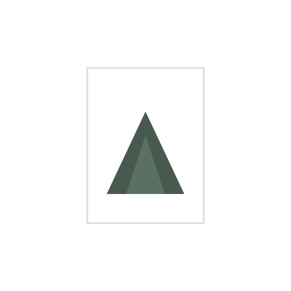 Nordic Pine Art Poster