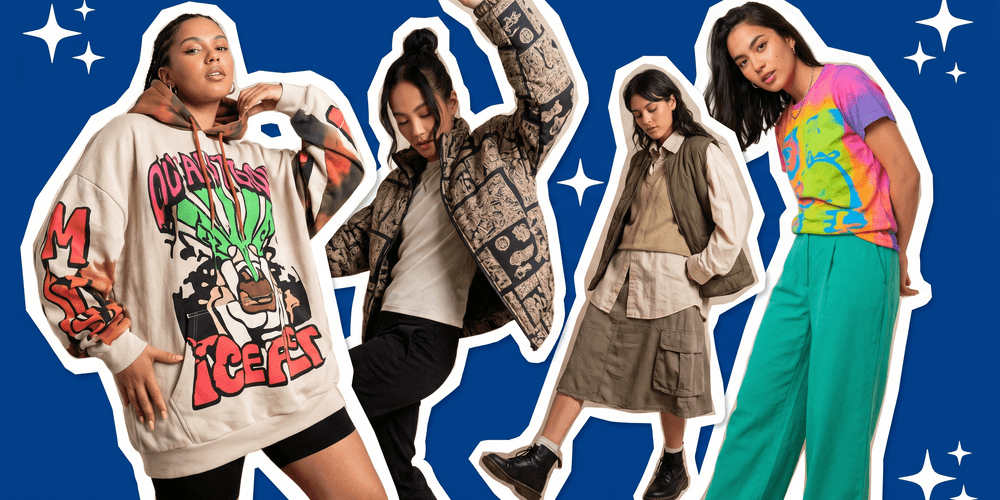 Collection of custom printed graphic garments and quirky accessories from Wicked Prints